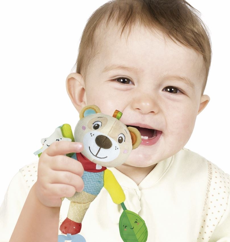 Clementoni: Baby For You - Weicher Teddybär-Anhänger